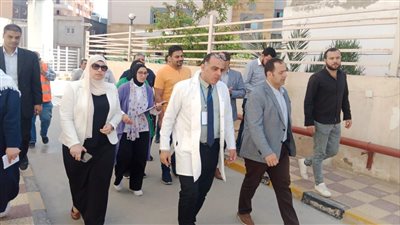  وفد وزارة الصحة يختتم زيارته لمستشفيات كفرالشيخ 