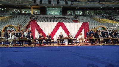 محافظ الغربية يشارك في حفل الزفاف الجماعى الذي نظمته المنطقة الشمالية العسكرية