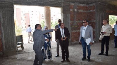 لجنة من الأعلي للجامعات تتفقد موقع إنشاء جامعة سوهاج التكنولوجية
