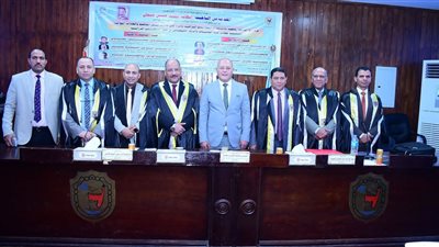 مناقشة رسالة ماجستير في تخصص المناهج وتدريس التربية الرياضية بجامعة سوهاج 