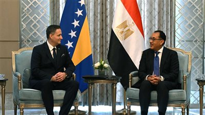 رئيس الوزراء يستقبل رئيس مجلس رئاسة البوسنة والهِرسِك والوفد المرافق له