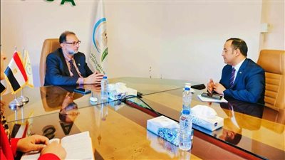 رئيس الهيئة القومية لسلامة الغذاء يلتقي الملحق التجاري بالسفارة السعودية لبحث التعاون