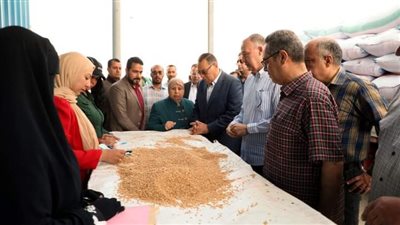 محافظ الشرقية يتفقد صومعة منيا القمح لمتابعة سير إنتظام أعمال توريد واستلام محصول القمح