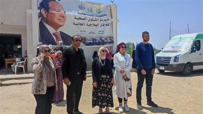 الكشف على 1382 مواطن فى القصاصين ضمن مبادرة حياة كريمة بالإسماعيلية 