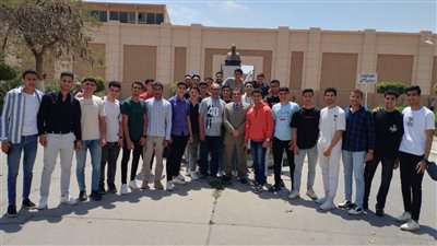 زيارة علمية لطلاب جامعة الدلتا التكنولوجية بشركة مصر للغزل والنسيج بالمحلة 