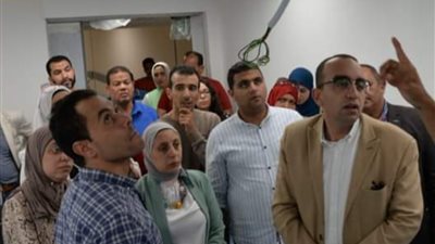 نائب محافظ الاسماعيليه يتفقد  محطه المعالجه  الثلاثيه للصرف الصحي ومستشفي القنطرة شرق