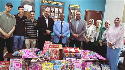 طلاب كلية الطب البشري بجامعة سوهاج في زيارة لدار أيتام الجمعية النسائية