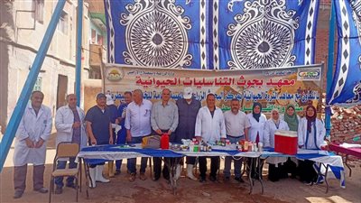 التناسليات الحيوانية ينظم قافلة بيطرية مجانية بالدقهلية