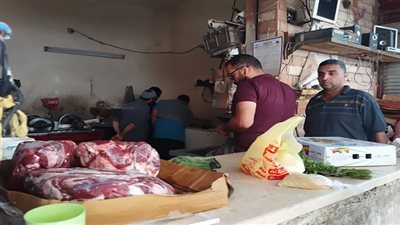 حملة مكبرة على محلات الأسماك واللحوم بالقليوبية