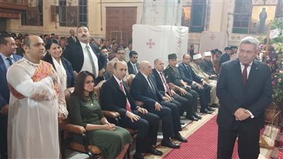 نائب محافظ البحيرة تشهد قداس عيد القيامة بكاتدرائية دمنهور
