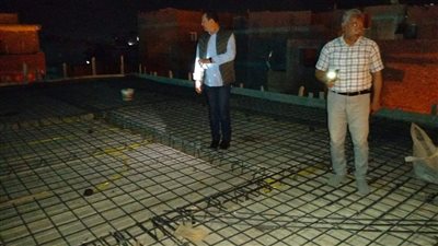 إزالة التعديات ومصادرة معدات البناء بطامية في الفيوم 