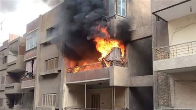 السيطرة على حريق شقة سكنية بالعمرانية 