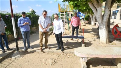 محافظ الغربية يتفقد الحدائق والمنتزهات العامة 