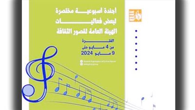 أسبوع حافل لقصور الثقافة.. إطلاق ملتقى الجنوب فى «الشلاتين» والاحتفال بعيد القيامة وشم النسيم