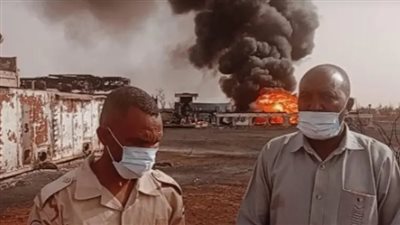 احتراق أكبر بئر لإنتاج النفط في حقل زرقة شرق دارفور