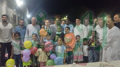 سهرة ليلية احتفالا بـشم النسيم في نصر النوبة 