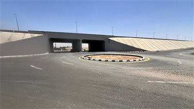  إتمام إنشاء الكوبري الرئيسي بمحور أبوتشت ــــ دار السلام شمال قنا 