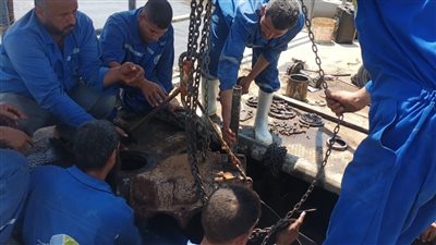 مياه الفيوم: خطة صيانة شهرية بقطاع الصرف الصحي 