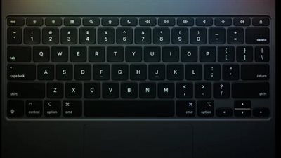 Magic Keyboard الجديدة من آبل تحصل على لوحة تتبع لمسية