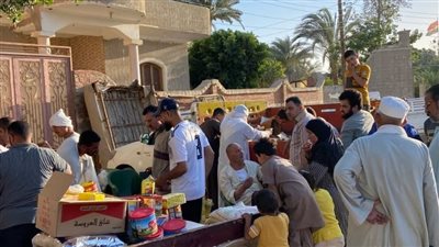 رئيس مطاي يتابع طرح المواد والسلع الغذائية بالقرى 