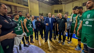 اليوم محافظ الإسكندرية يزور فريق سلة الاتحاد بالشاطبي