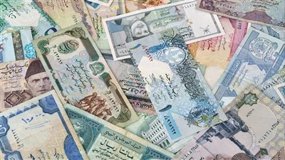 سعر الصرف الرسمي للعملات العربية في البنك المركزي 