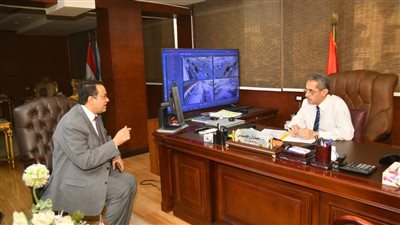 محافظ الغربية يجتمع مع وكيل وزارة التربية والتعليم لمتابعة سير امتحانات النقل.