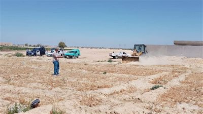 استرداد 45 فدانًا من أراضي الدولة بالفيوم 