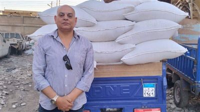 ضبط طن نخالة خشنة بدون فاتورة قبل تهريبها بالفيوم 