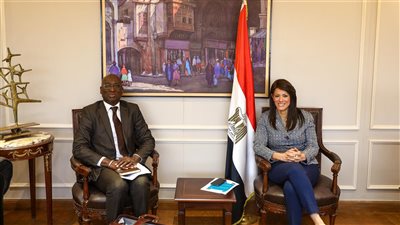 المشاط تبحث مع المدير القطري للبنك الأفريقي للتنمية برامج التعاون المشترك