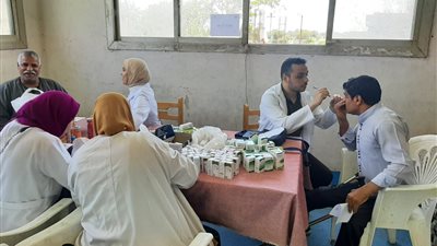 جامعة بنها تنظم قافلة طبية بقرية مشتهر بطوخ
