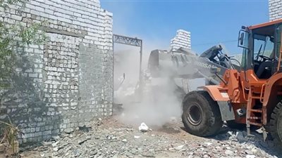 إزالة 112 حالة تعدِِ على الأراضي الزراعية بالمنيا