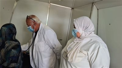 تنظيم قافلة طبية مجانية بكوم عزيزة بأبوحمص 