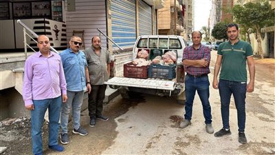ضبط 187 كيلو لحومًا وكبدة فاسدة بأحد المطاعم في الفيوم 