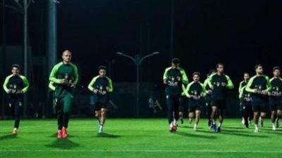 فقرة فنية للاعبي الزمالك قبل موقعة نهضة بركان 