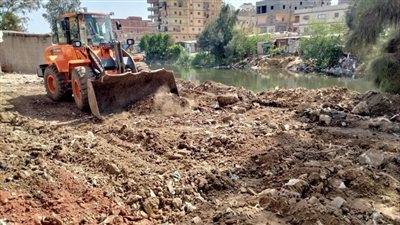  إزالة تعديات على أراضى أملاك الدولة وأراضى زراعية في الحامول و مطوبس
