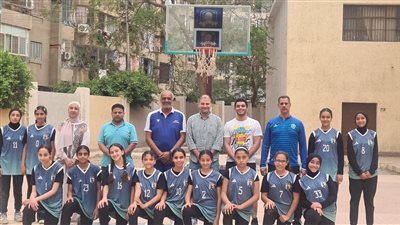 زيارة المشرف الفنى لكرة السلة لمشروع البطل الأوليمبي بالقليوبية