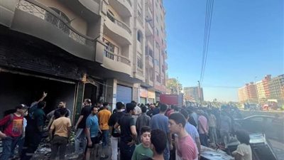 إصابة 4 أشخاص في حريق مطعم بالفيوم