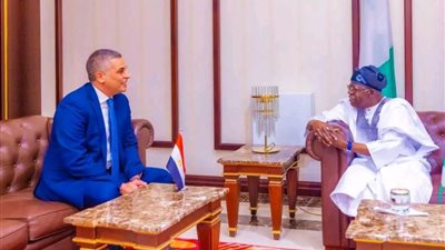 سفير مصر بنيجيريا يقدم أوراق اعتماده للرئيس “بولا أحمد تينوبو”