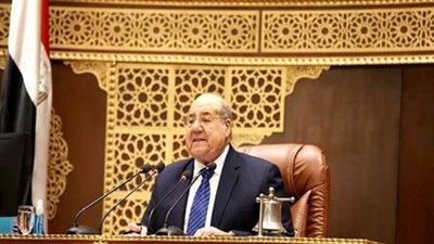 عبد الوهاب عبد الرازق يفتتح الجلسه العامه لمجلس الشيوخ 