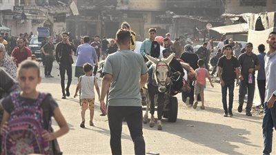  نزوح كبير لأهالي مخيم جباليا وقتلى شمالي قطاع غزة