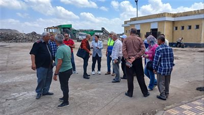 الدقهلية: تسليم موقع مشروع مصنع تدوير المخلفات الصلبة للشركات المنفذه 