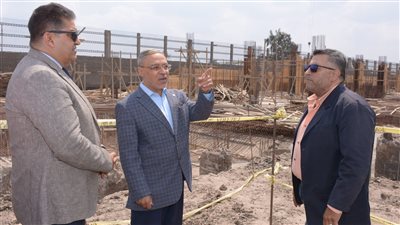 رئيس جامعة طنطا يتفقد أعمال الانشاءات بمستشفى 900900 بالمحلة الكبرى 