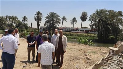 سكرتير بني سويف يتفقد سير وأعمال مشروع محور الفشن الحر 