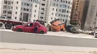  حبس سائق النقل المتسبب في  حادث الطريق الدائري بالمعادي 