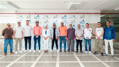 “شباب وفد الاسكندرية” يزور مستشفى سرطان الأطفال ببرج العرب