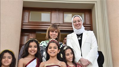 المتحف اليوناني الروماني يستقبل رئيسة جمهورية اليونان 