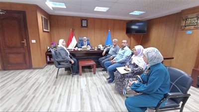  وكيل صحة البحيرة  يستقبل مساعد الوزير للمستشفيات النموذجية 