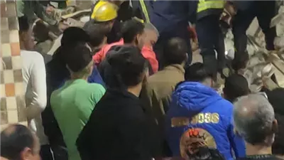 مسلسل انهيار عقارات الأسكندرية عرض مستمر.. سقوط عقار جديد مأهول بالسكان 