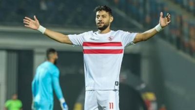 مصطفى شلبي يحرز هدف التقدم للزمالك في شباك بيراميدز